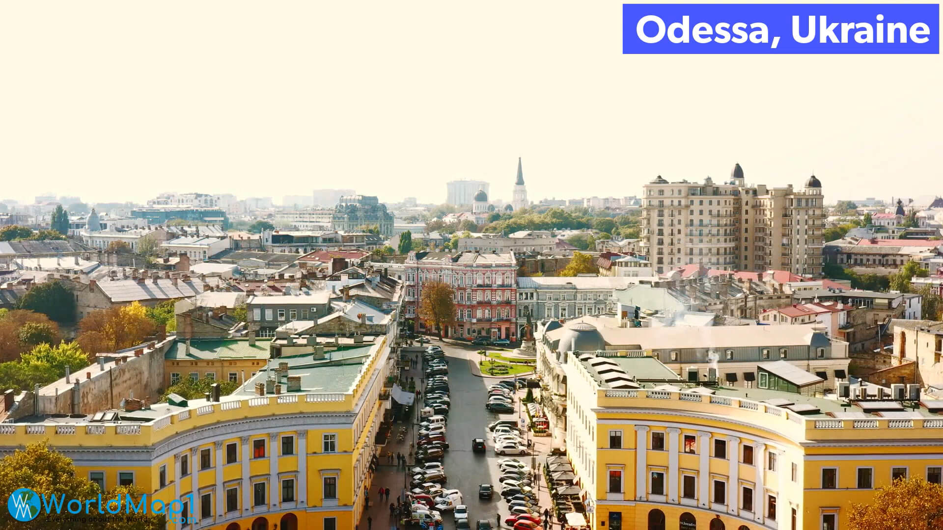 Stadtzentrum von Odessa in der Ukraine